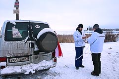 Привязывание контейнера к шару Привязывание контейнера к шару