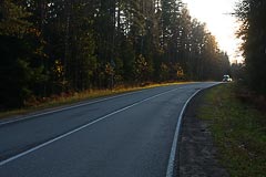 Осеннее шоссе Осеннее шоссе