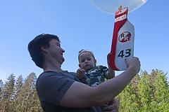 Роман и Лев Кузьмины запускают КП-43 Роман и Лев Кузьмины запускают КП-43
