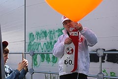 Запуск КП-96 (оранжевый шар) Запуск КП-96 (оранжевый шар)