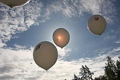 Солнце сквозь шар Солнце сквозь шар