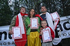 Команда «Неспортивная Команда» (команда, нашедшая безочковый бонусный КП — с самбукой и шоколадом) Команда «Неспортивная Команда» (команда, нашедшая безочковый бонусный КП — с самбукой и шоколадом)