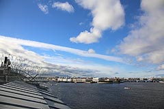 Стрелка Васильевского острова и Биржевой мост Стрелка Васильевского острова и Биржевой мост